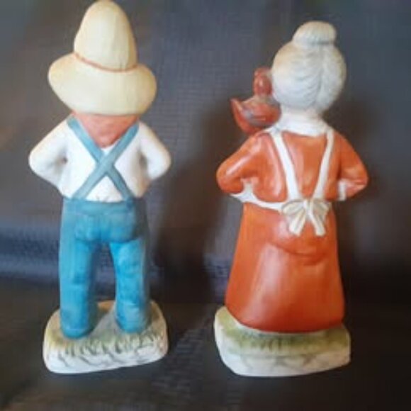 Trippies Inc. 1987 Grandma and Grandpa Collectible Figurines - Picture 2 of 6